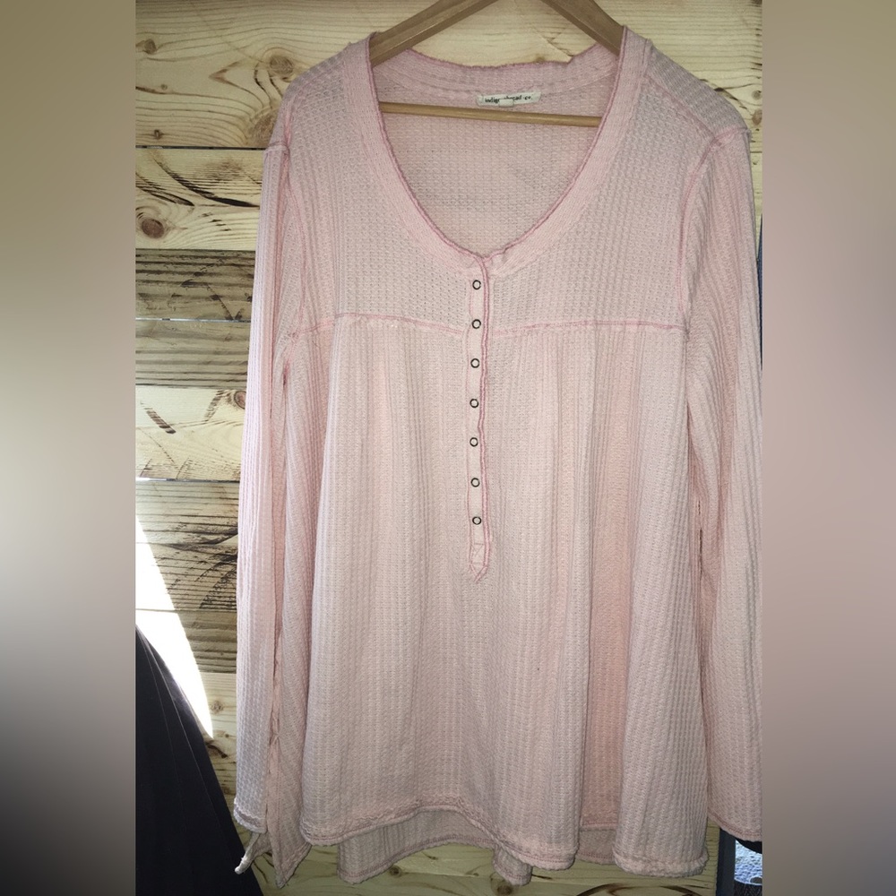 Pink thermal camisole L by INDIGO THREAD CO